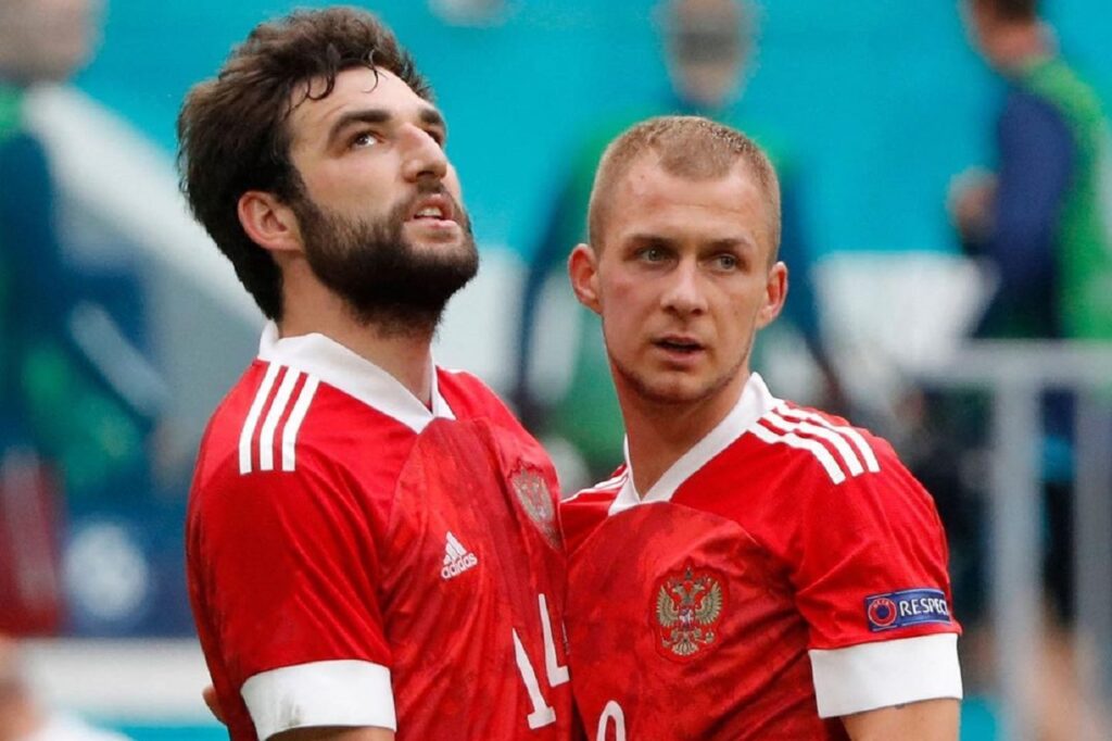 Георгий Джикия и Дмитрий Баринов, сборная России