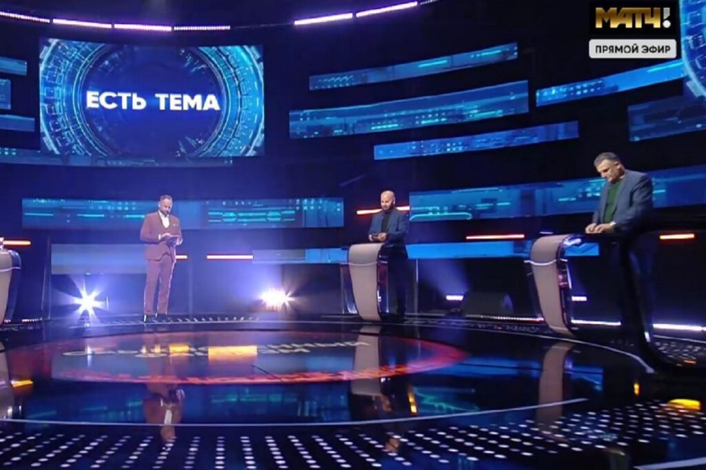 Ток-шоу «Есть тема!» на «Матч ТВ» и ведущий Антон Анисимов