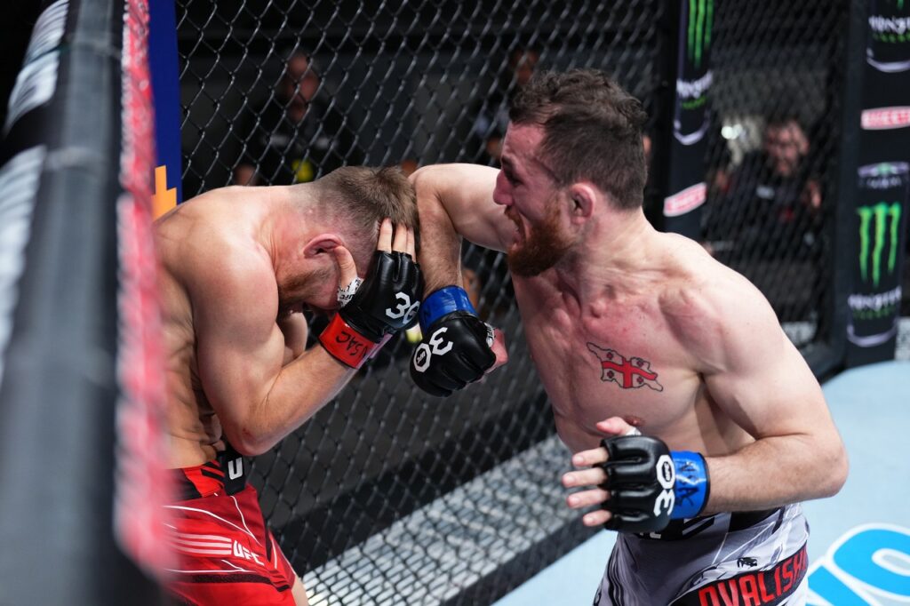 Петр Ян и Мераб Двалишвили в UFC Fight Night 221