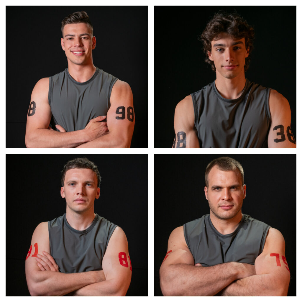 Георгий Славороссов (№98), Петр Карпов (№38), Александр Еремин (№81) и Артем Гришин (№75) выбыли из шоу «Титаны-3» на ТНТ 14 декабря