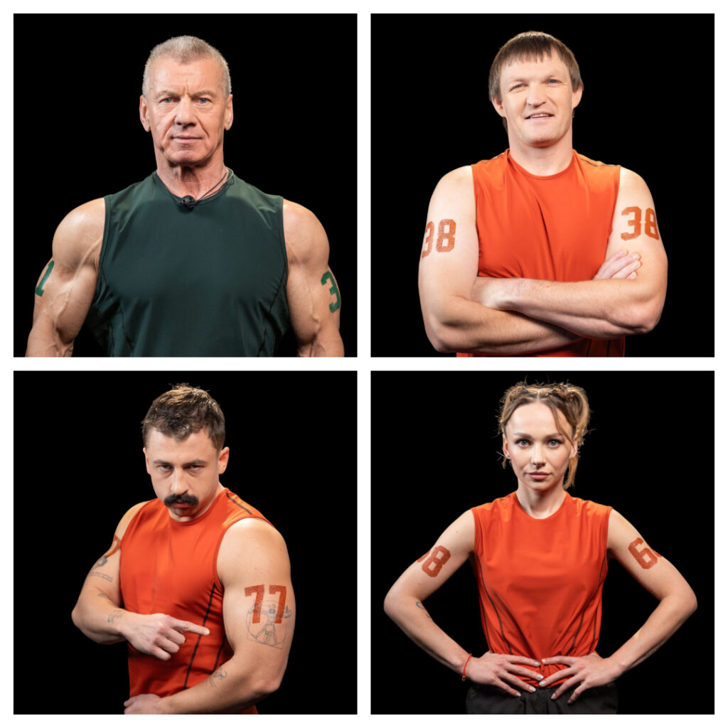 Александр Яшанькин, Андрей Гарбузов, Дмитрий Чернов и Мария Пасека выбыли в первом выпуске шоу «Титаны. Битва сезонов» на ТНТ 25 января