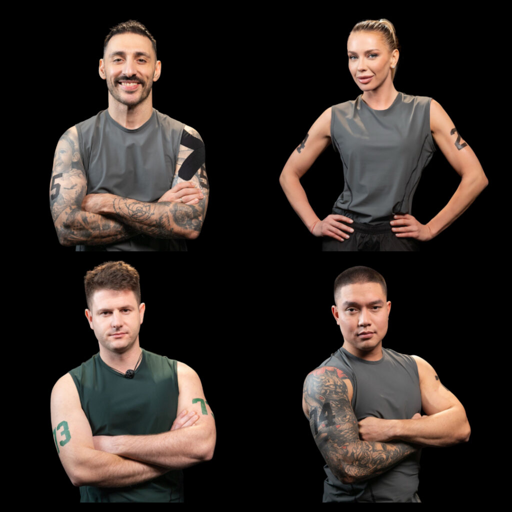 Леван L’One Горозия (№5), Анжелика Тиманина (№24), Антон Борздый (№73) и тяжелоатлет Ян Хуат (№74) выбыли из шоу ТНТ «Титаны. Битва сезонов» 8 февраля